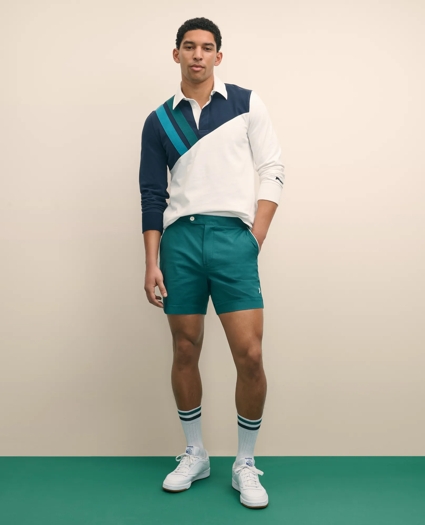 Brooks Brothers X Prince Performance Cotton Blend Shorts, image 1