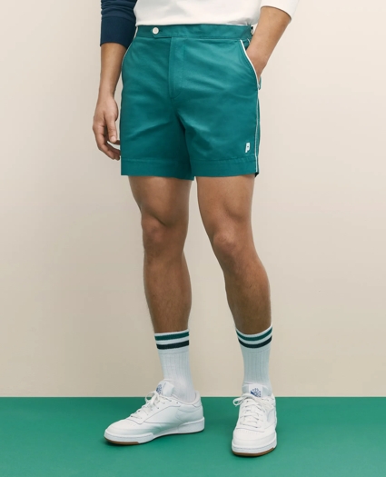 Brooks Brothers X Prince Performance Cotton Blend Shorts, image 2