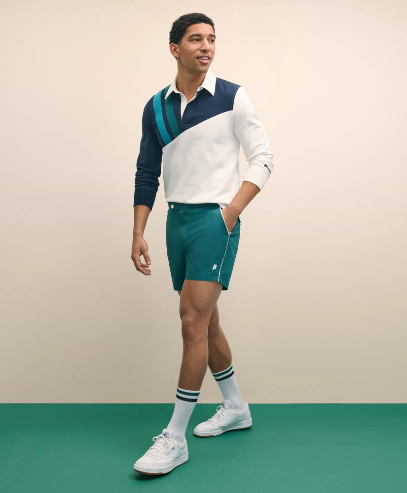 Brooks Brothers X Prince Performance Cotton Blend Shorts, image 3