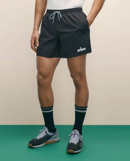 Brooks Brothers X Prince Performance Cotton Blend Drawstring Shorts, image 2