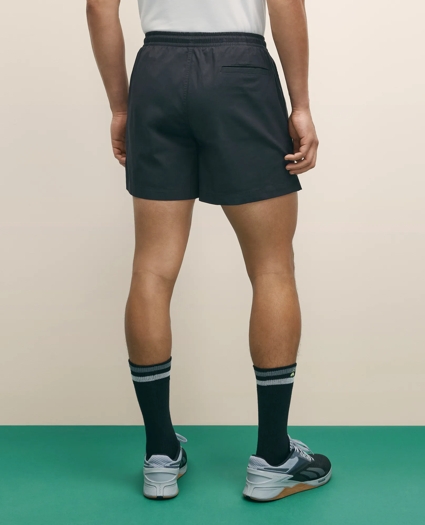 Brooks Brothers X Prince Performance Cotton Blend Drawstring Shorts, image 4