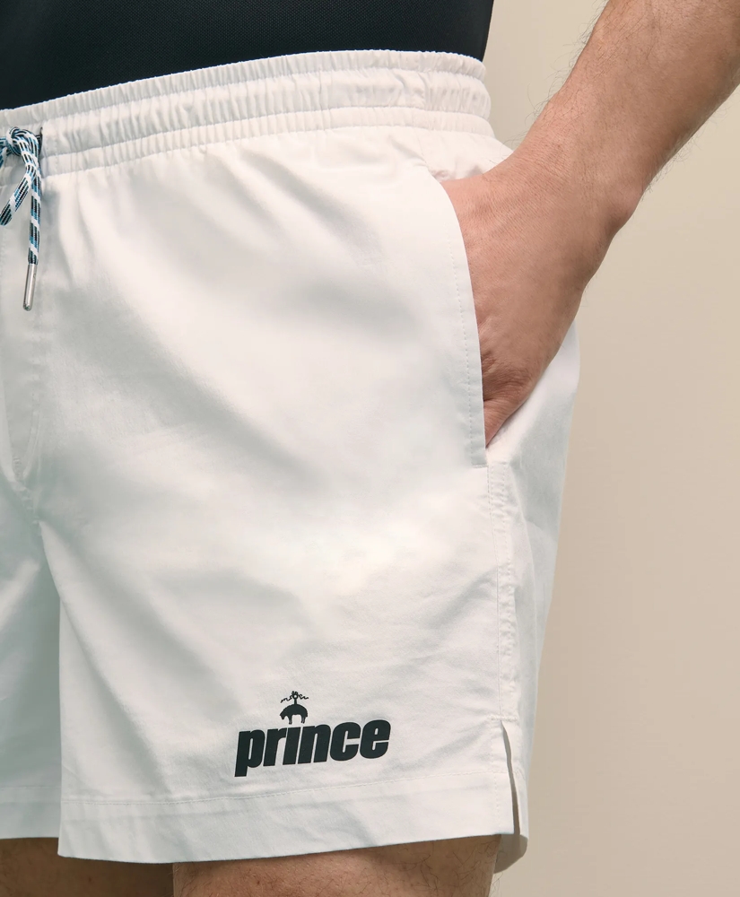 Brooks Brothers X Prince Performance Cotton Blend Drawstring Shorts, image 4