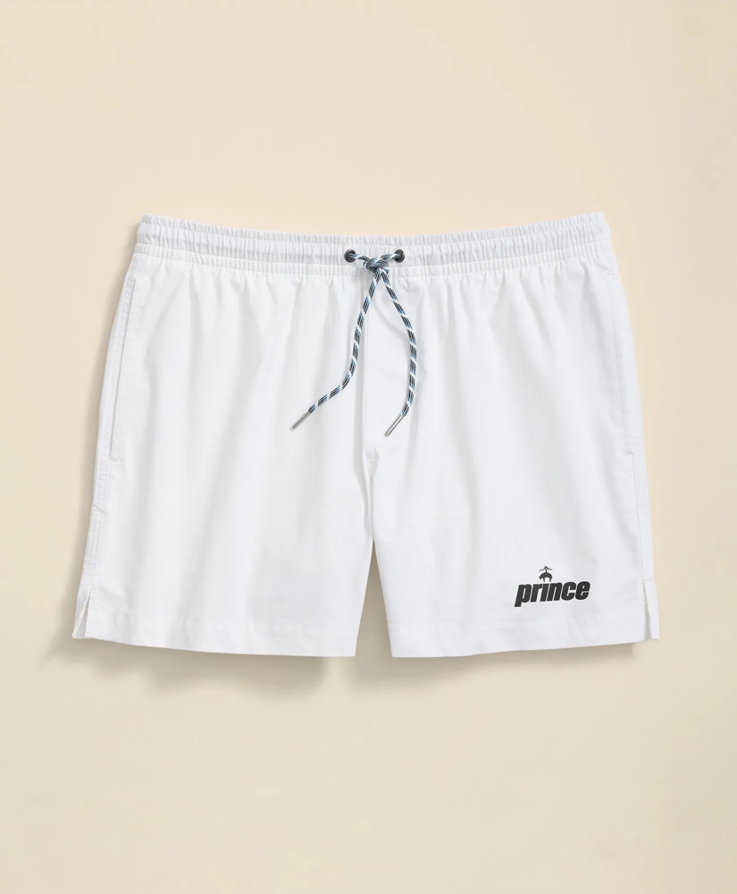 Brooks Brothers X Prince Performance Cotton Blend Drawstring Shorts, image 5