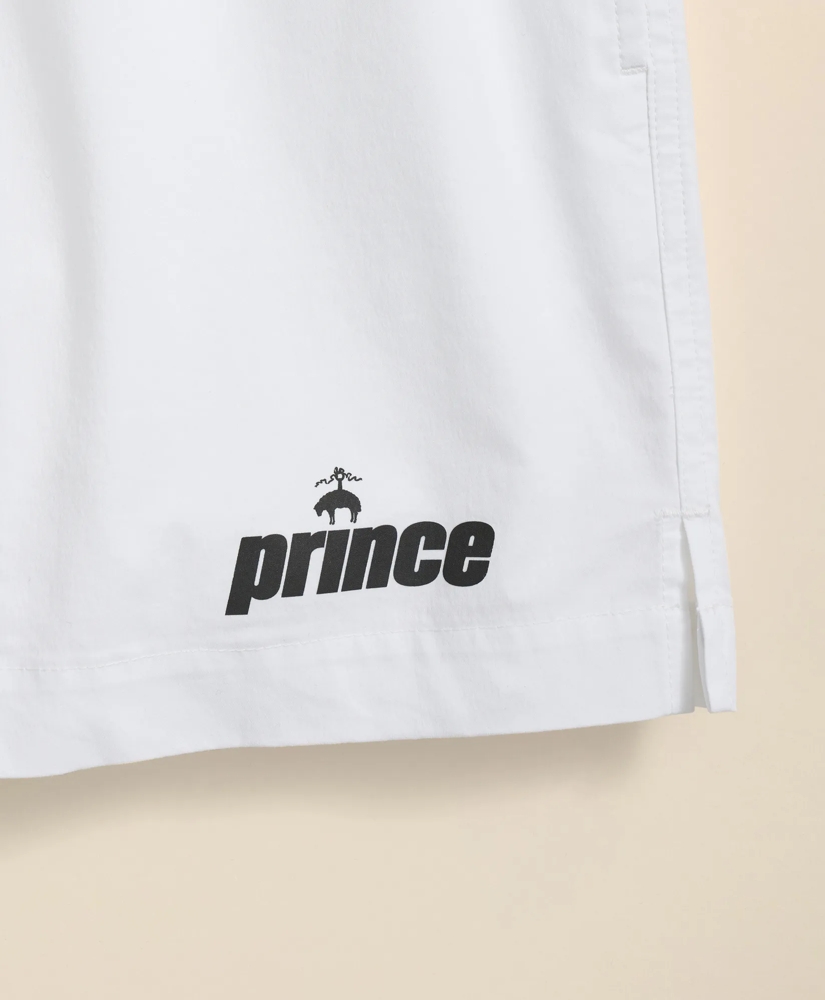 Brooks Brothers X Prince Performance Cotton Blend Drawstring Shorts, image 6