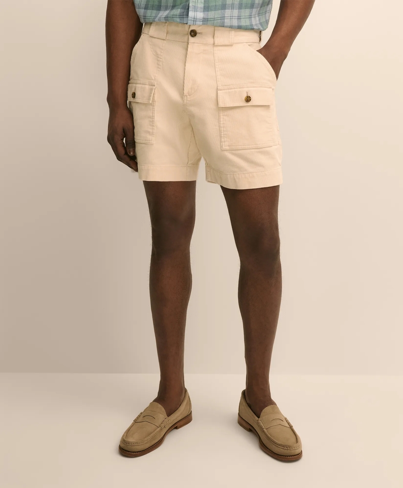 6.5" Cotton Corduroy Camp Shorts, image 3