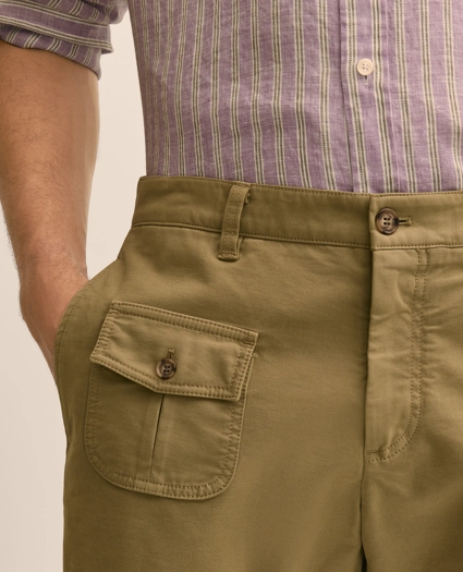 7" Cotton Blend Paratrooper Shorts, image 3