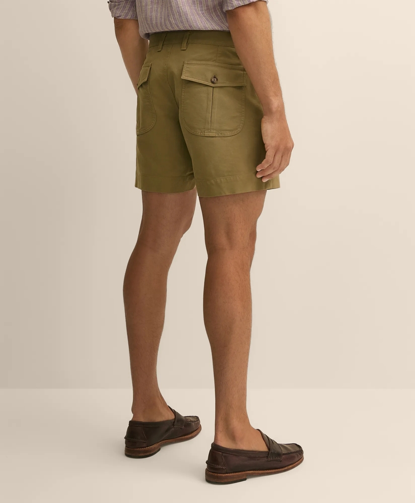 7" Cotton Blend Paratrooper Shorts, image 4