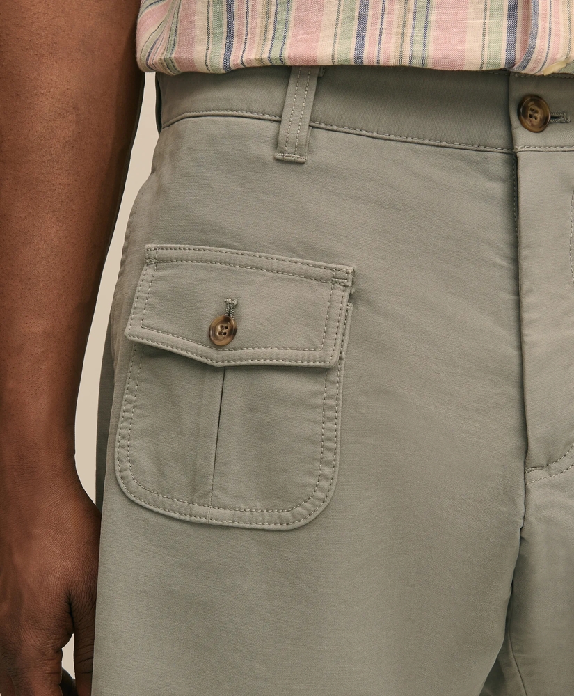 7" Cotton Blend Paratrooper Shorts, image 3