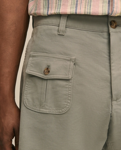 7" Cotton Blend Paratrooper Shorts, image 3