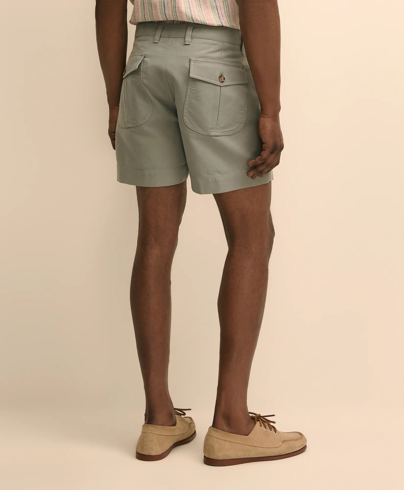 7" Cotton Blend Paratrooper Shorts, image 4
