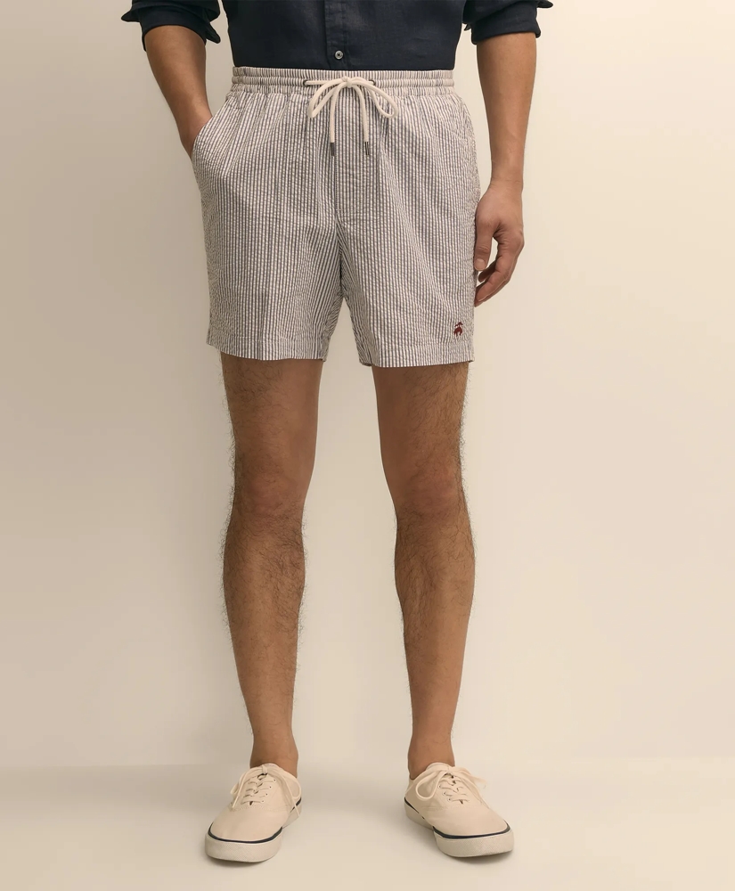 The 6" Seersucker Friday Drawstring Shorts, image 2