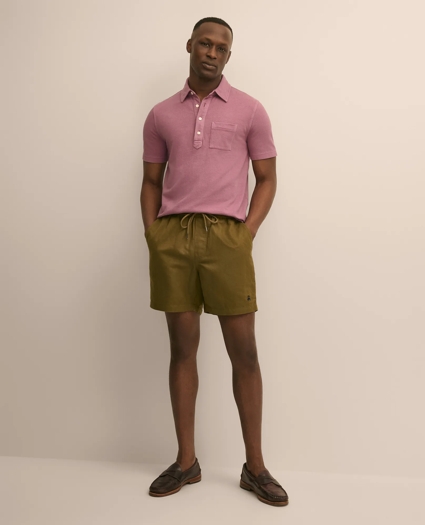 The 6" Friday Linen-Cotton Drawstring Shorts, image 1