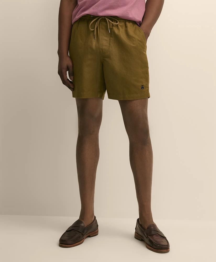 The 6" Friday Linen-Cotton Drawstring Shorts, image 2