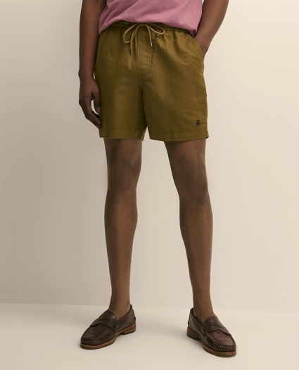 The 6" Friday Linen-Cotton Drawstring Shorts, image 2