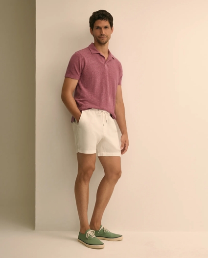 The 6" Friday Linen-Cotton Drawstring Shorts, image 1