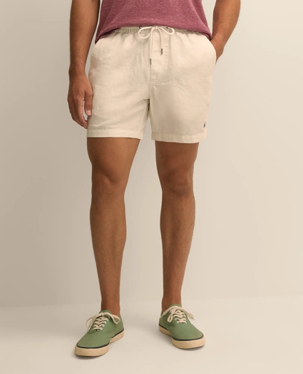 The 6" Friday Linen-Cotton Drawstring Shorts, image 2