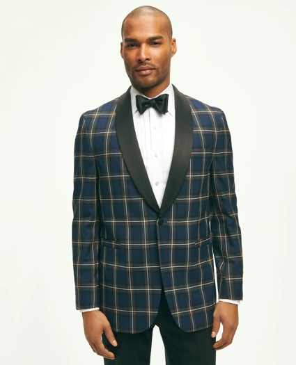 Classic Fit Wool Tartan Dinner Jacket, image 1