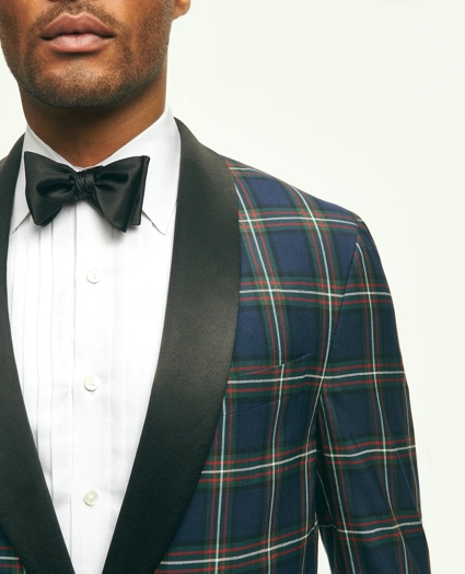 Classic Fit Wool Tartan Dinner Jacket, image 3