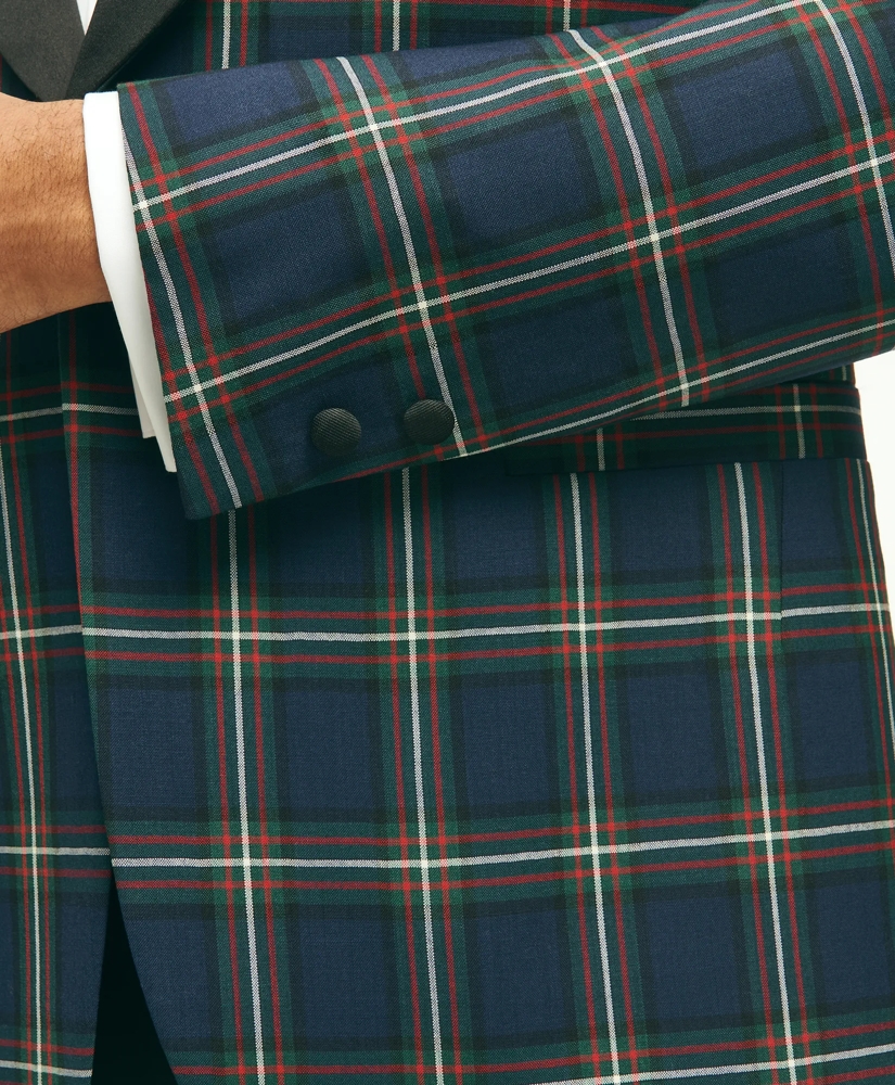Classic Fit Wool Tartan Dinner Jacket, image 6