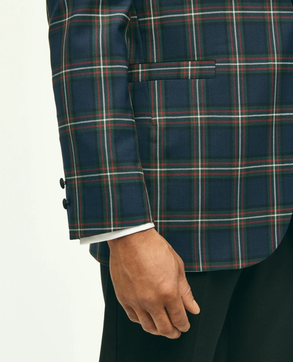 Classic Fit Wool Tartan Dinner Jacket, image 7