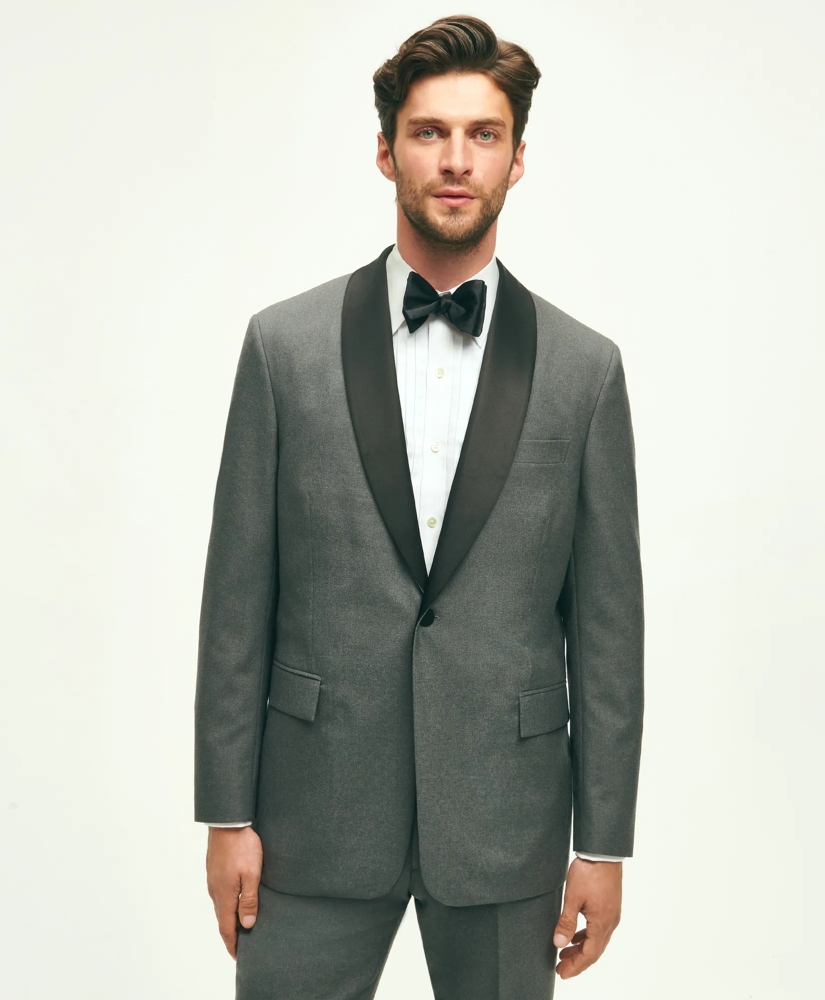 Classic Fit Wool 1818 Hopsack Dinner Jacket, image 1