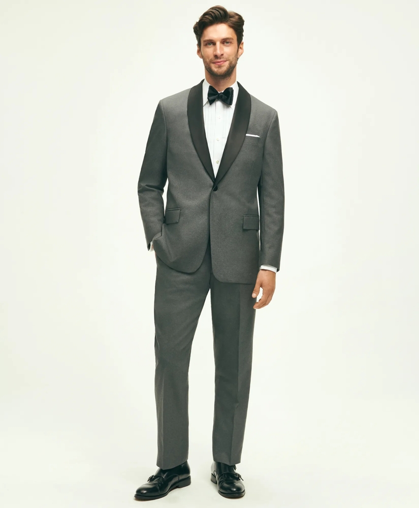Classic Fit Wool 1818 Hopsack Dinner Jacket, image 2
