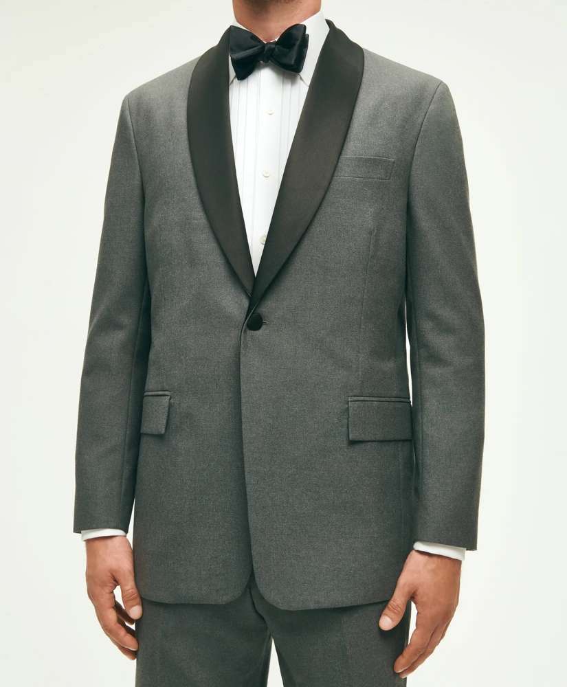 Classic Fit Wool 1818 Hopsack Dinner Jacket, image 6