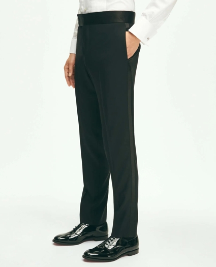 Classic Fit Merino Wool Twill 1818 Tuxedo Pants, image 3