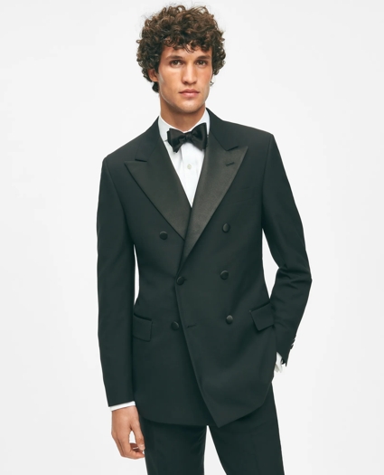 Black Fleece Peak Lapel Tuxedo in Wool-Silk, image 1