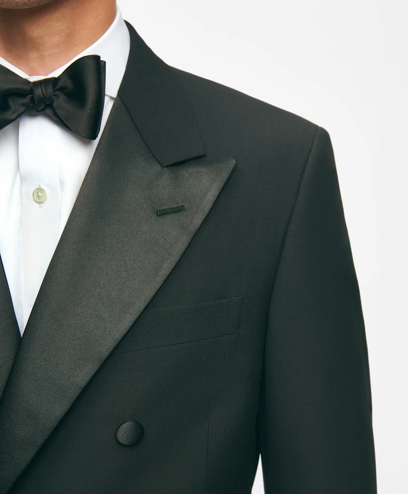 Black Fleece Peak Lapel Tuxedo in Wool-Silk, image 5