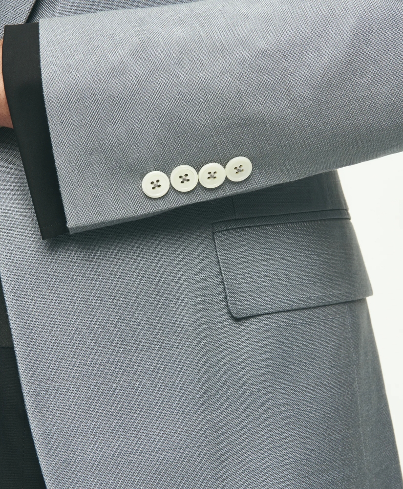 Black Fleece Shawl Collar Dinner Jacket in Silk Hopsack, image 5