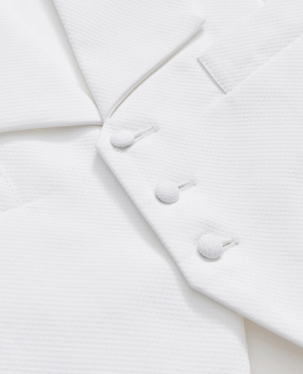 Black Fleece Formal Vest in Cotton Pique, image 3
