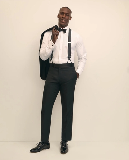Traditional Fit Merino Wool Twill 1818 Tuxedo Pants, image 1