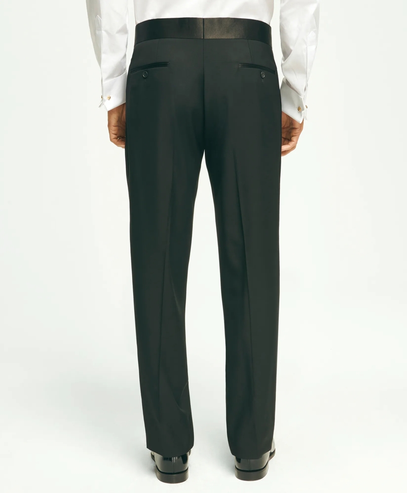 Traditional Fit Merino Wool Twill 1818 Tuxedo Pants, image 3