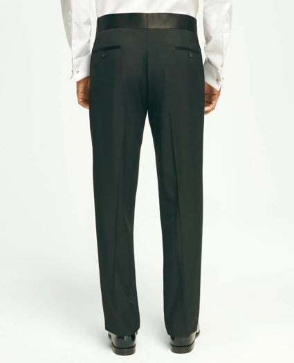 Traditional Fit Merino Wool Twill 1818 Tuxedo Pants, image 3