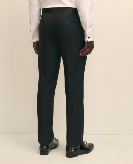 Traditional Fit Merino Wool Twill 1818 Tuxedo Pants, image 4