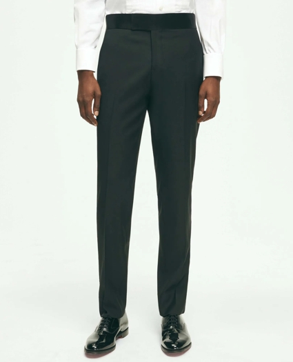 Slim Fit Merino Wool Twill 1818 Tuxedo Pants, image 1