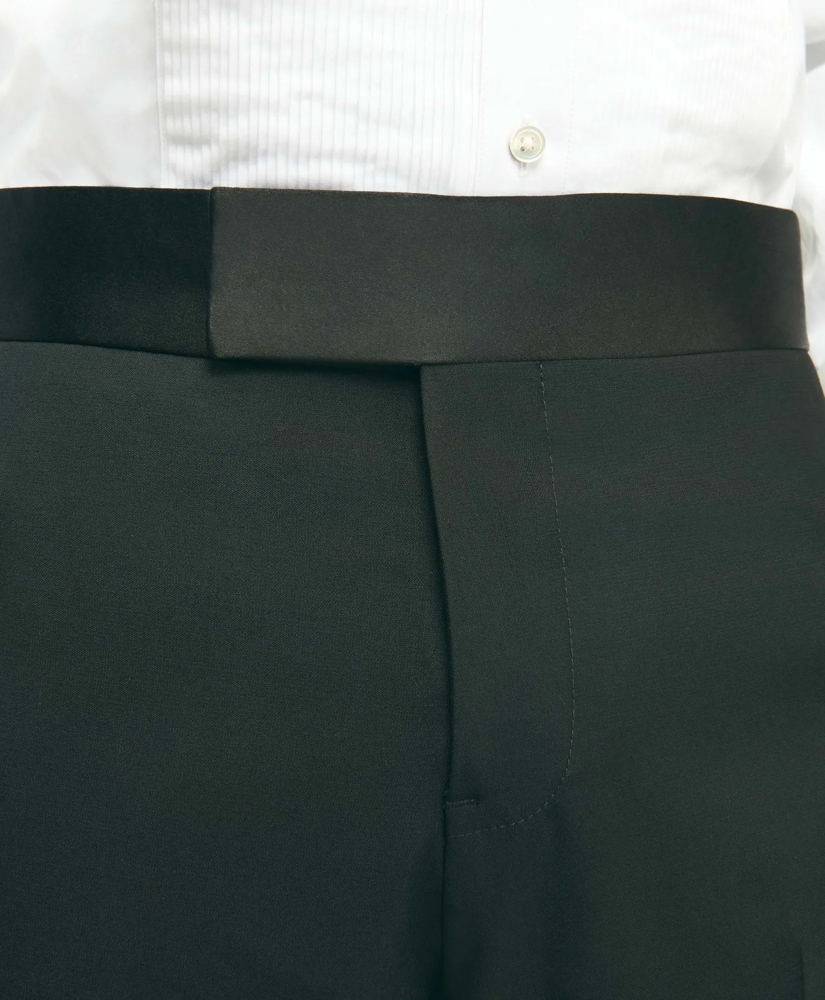 Slim Fit Merino Wool Twill 1818 Tuxedo Pants, image 2