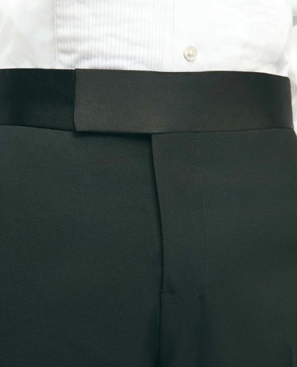 Slim Fit Merino Wool Twill 1818 Tuxedo Pants, image 2