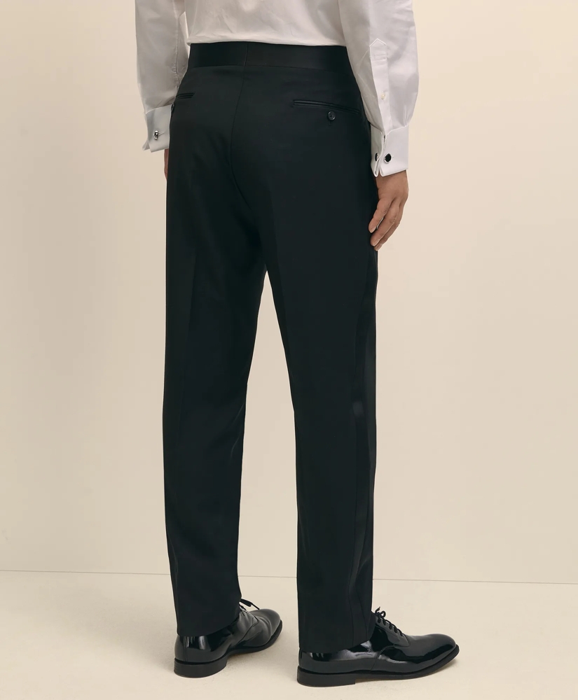 Slim Fit Merino Wool Twill 1818 Tuxedo Pants, image 3