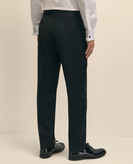 Slim Fit Merino Wool Twill 1818 Tuxedo Pants, image 3
