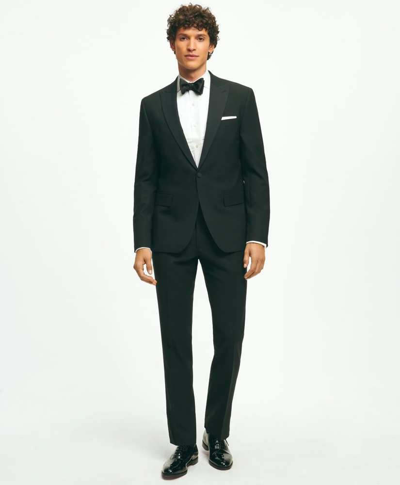 Brooks Brothers Explorer Collection Classic Fit Wool Tuxedo Jacket, image 4