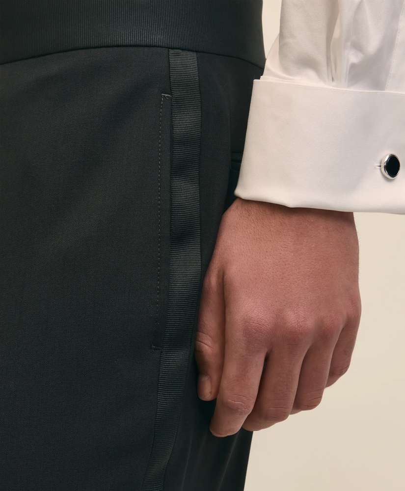 Brooks Brothers Explorer Collection Classic Fit Wool Tuxedo Pants, image 3