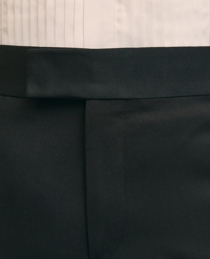 Brooks Brothers Explorer Collection Classic Fit Wool Tuxedo Pants, image 4