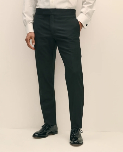Brooks Brothers Explorer Collection Slim Fit Wool Tuxedo Pants, image 2