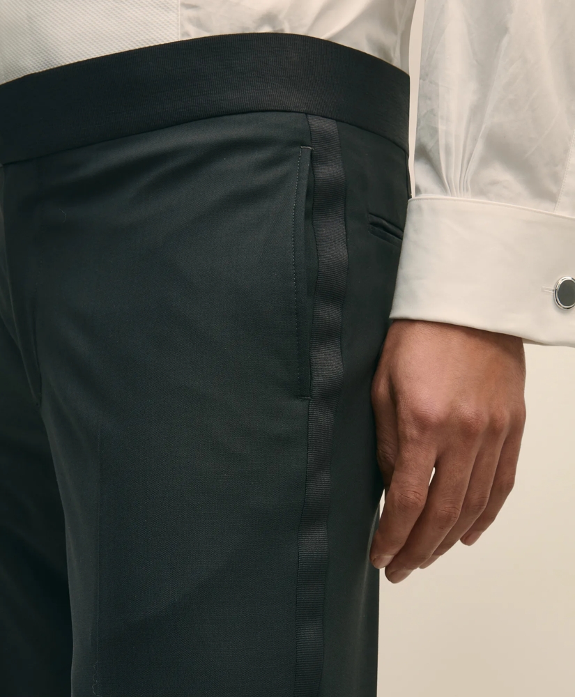 Brooks Brothers Explorer Collection Slim Fit Wool Tuxedo Pants, image 4