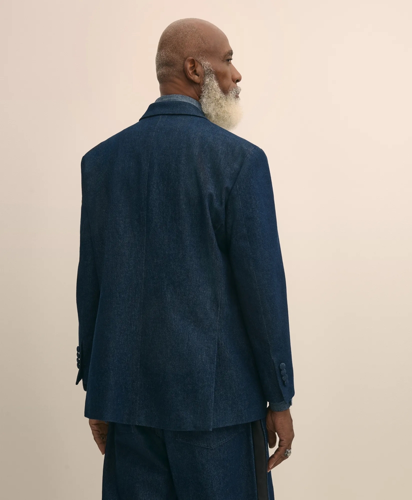 Brooks Brothers X Engineered Garments Cotton Denim Oversized Dinner Jacket, image 5