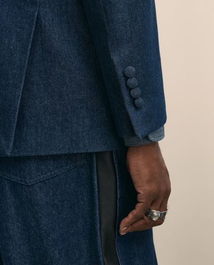 Brooks Brothers X Engineered Garments Cotton Denim Oversized Dinner Jacket, image 6