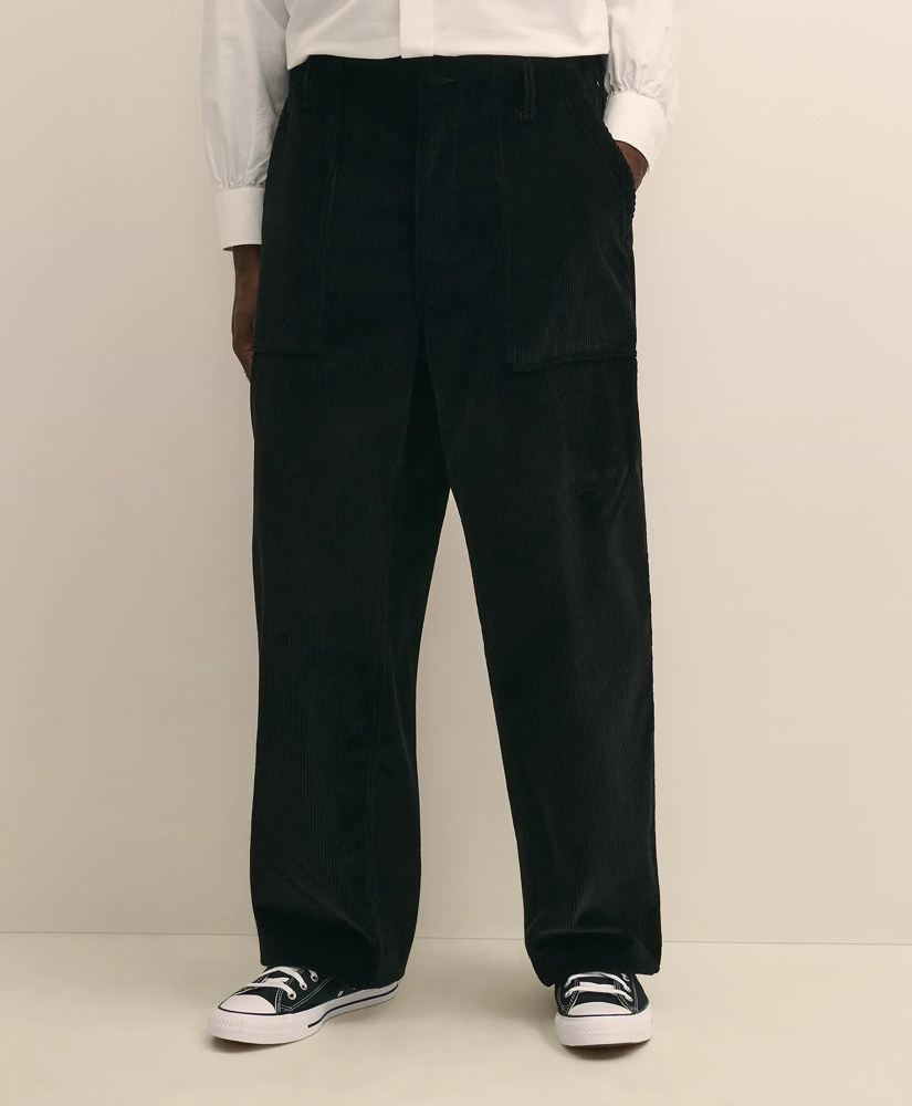 Brooks Brothers X Engineered Garments Cotton Corduroy Fatigue Dress Pants, image 2