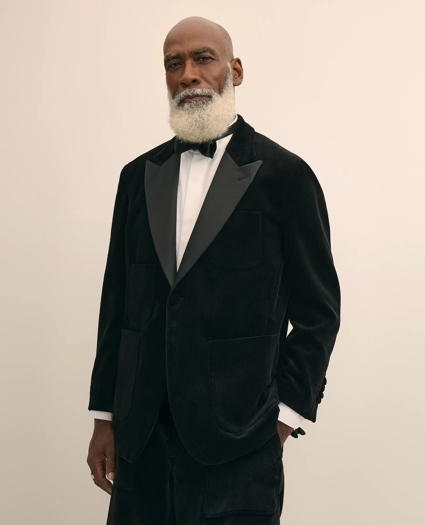 Brooks Brothers X Engineered Garments Cotton Wide-Wale Corduroy Oversized Dinner Jacket, image 1